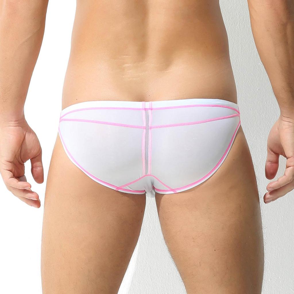 Нейлон Плавательный Размер Соревновательный Купальник G-Station Мужские Ультратонкие Плавки с Крестообразной Строчкой, M, Купальник, Стиль Бикини