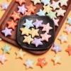 10Pcs 22.8mm Fashion Acrylic Colorful Pentagram Loose Beads DIY Handmade Material Jewelry Making