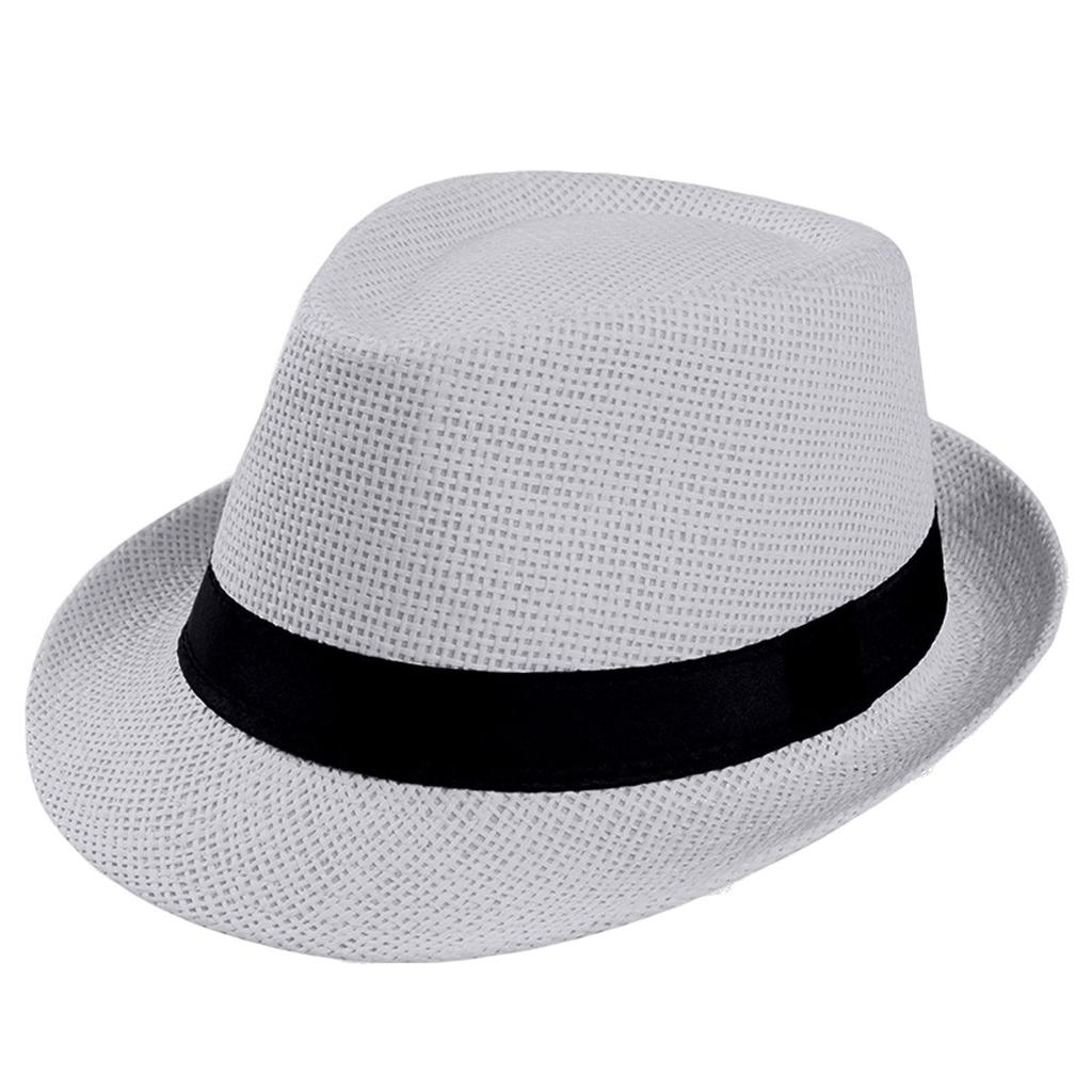 Классическая панама, унисекс, гангстерская кепка, пляжная шляпа от солнца, шляпа от солнца с ремешком