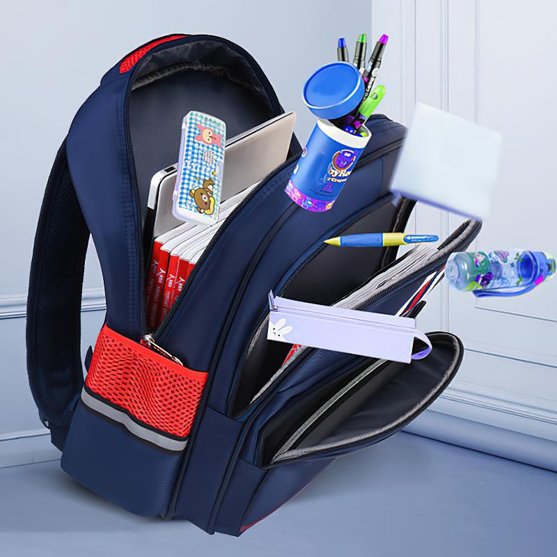 Children's New School Bag Oxford Cloth Waterproof Shoulder Large Capacity Backpack ARI