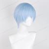 Himmel Wigs Cosplay 30 см Короткий Светло-голубой Волосы на скальпе Аниме Термостойкий Синтетический парик + Шапочка для парика