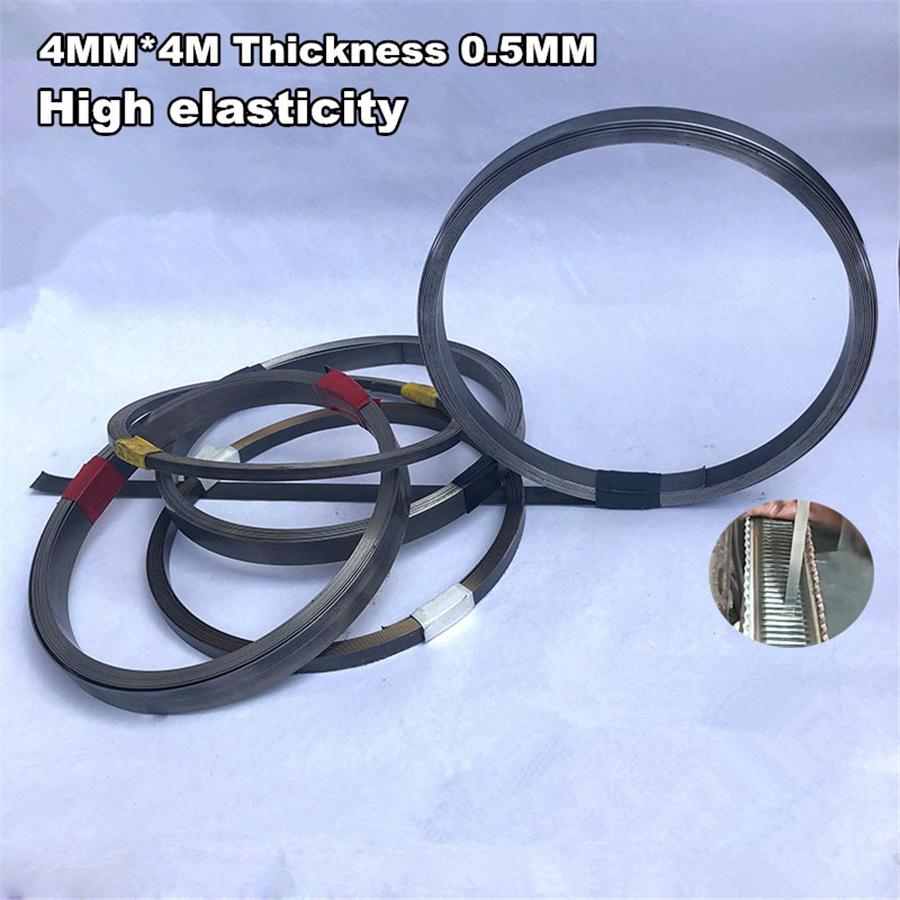 Алюминиевый инструмент для очистки ржавчины радиатора, гибкая стальная полоса 4 мм x 4 м, толщина 0,5 мм