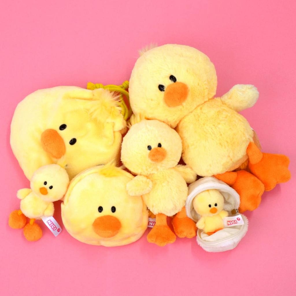 NICI Plush Fluffy 17cm W X 11cm D X 25cm 4012390910506 Chick, German-made, Animal, Yellow, H,
