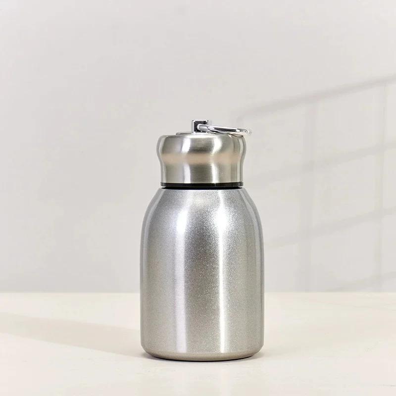 Mini Insulated Vacuum Thermal Mug, Portable Flasks & Thermoses Coffee Cup Hot Cold Drink Water Bottle for Travel Camping Hiking