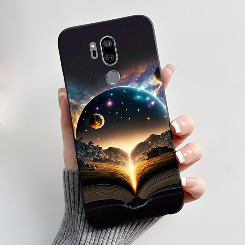 Casing For LG G7 ThinQ Case G710EM Luxury Dragon Cute Cool Boys Girls Soft TPU Black Silicone Matte Bumper LG G7ThinQ Back Cover