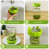 Seed Growing Germination Wide Mouth Tool Sealing Ring Lid Strainer Mesh Sprout Cover Sprouting Lid