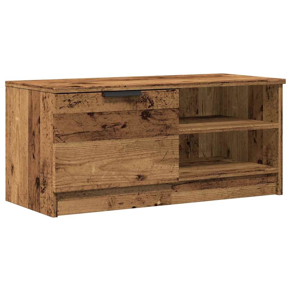 vidaXL TV-Schrank Altholz-Optik 80x35x36,5 cm Holzwerkstoff