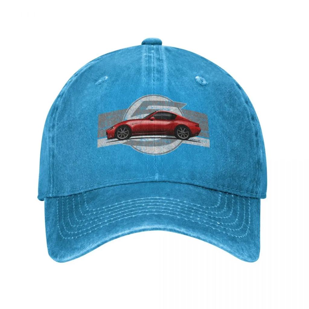 My drawing of the iconic red RF Japanese roadster sports car with background Baseball Cap Thermal Visor FeUnisex Unisexs