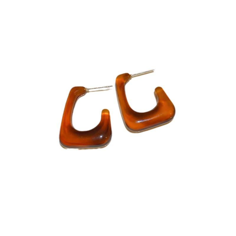 Серьги-пусеты «Серебряная игла» с тигровым глазом - Ретро, Высококлассные, Нишевый Универсальный Стиль и Элегантный Темперамент