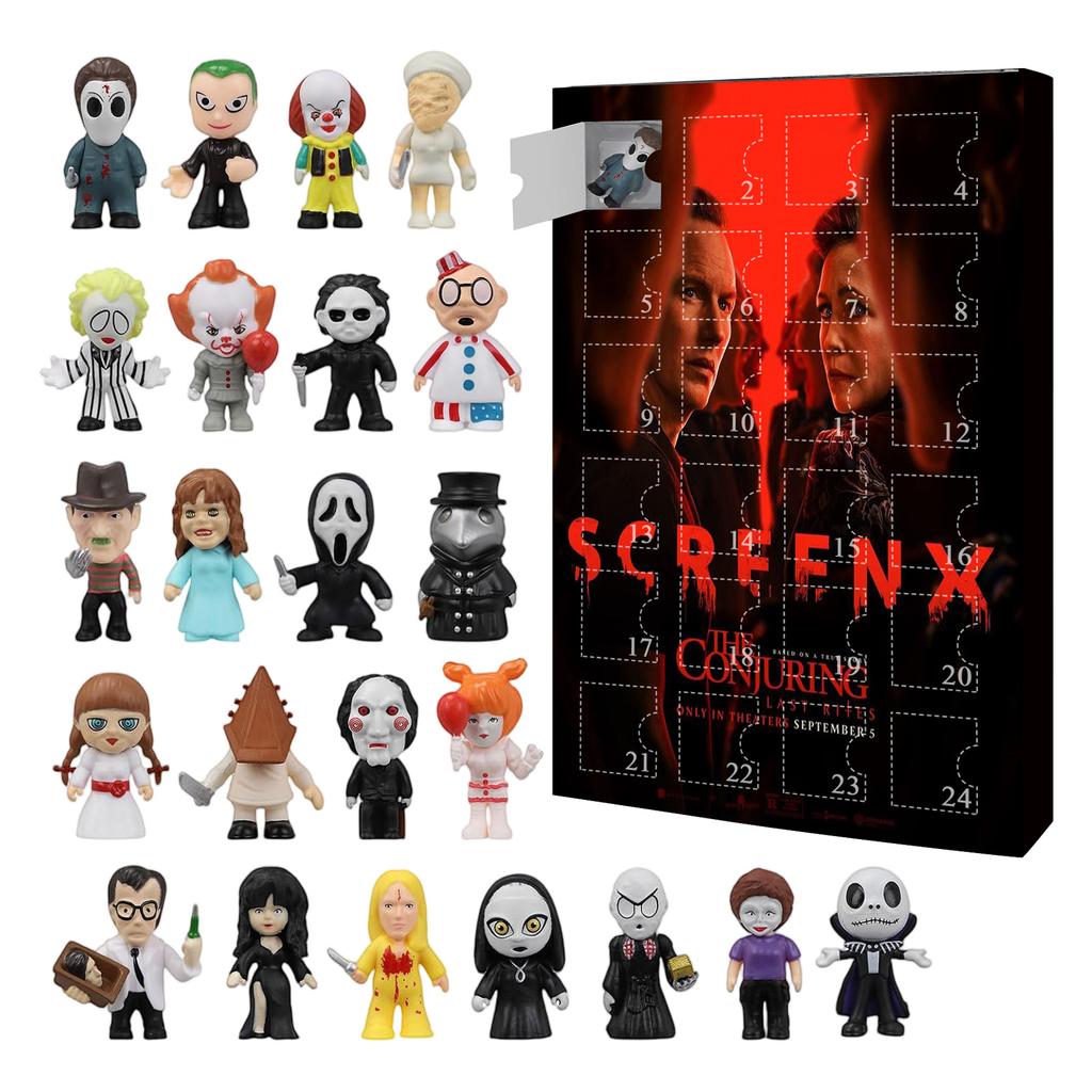 Хэллоуин Адвент-календарь, Хэллоуин Календарь обратного отсчета Для детей и взрослых с 24 шт. Классические коллекционные фигурки кукол, Кукла перед Рождеством