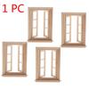 1/12 Dollhouse Miniature 6 Pane Wooden Double Window Frame