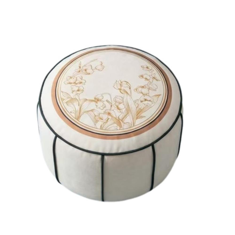 New Chinese Style Sofa Stool Cover Removable Clothes Storage Bag Storage Leg Bench Living Room