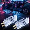 2 шт. Светодиодный логотип на дверь автомобиля, приветственный свет для Opel Corsa Insignia Vectra Zafira Meriva Mokka Grandland Vivaro Karl Rocks-e Astra New Energy
