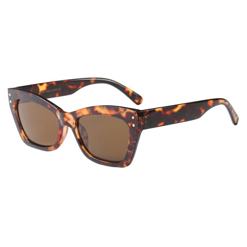 Ретро Винтажные солнцезащитные очки «кошачий глаз» унисекс, очки в стиле гранж, очки для рэпера