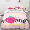 Cartoon 3d King Rabbit Printed Bedding Set Bed Linen Children Bedclothes Duvet Cover Sets Pillowcase Twin Full Queen King Size