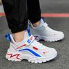 Boys Shoes Spring Summer Mesh Campus Wind Trend Middle and Large Children's Little White Shoes Student Children's Running Sneakers