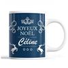 Mug - Noël Céline Bleu - Ceramic - Printed Front/Back - 325 Ml