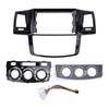 Car Stereo Radio Fascia 9 Inch Black Protective Prevent Scratch Navigation Panel Frame for Hilux 201