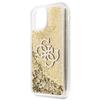 Etui do iPhone 11 Guess Liquid Glitter Złote