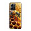 Bees and Honey in the Honeycomb Phone Case For Redmi 12 13C 12C 15C 9 10 10C Note 13 Pro Plus 14 15 Pro 9T 9C 9A TPU Soft Cover