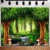 Fantasy Wonderland Background Wonderland Forest Butterfly Creek Decoration Used for Birthday Party Decoration