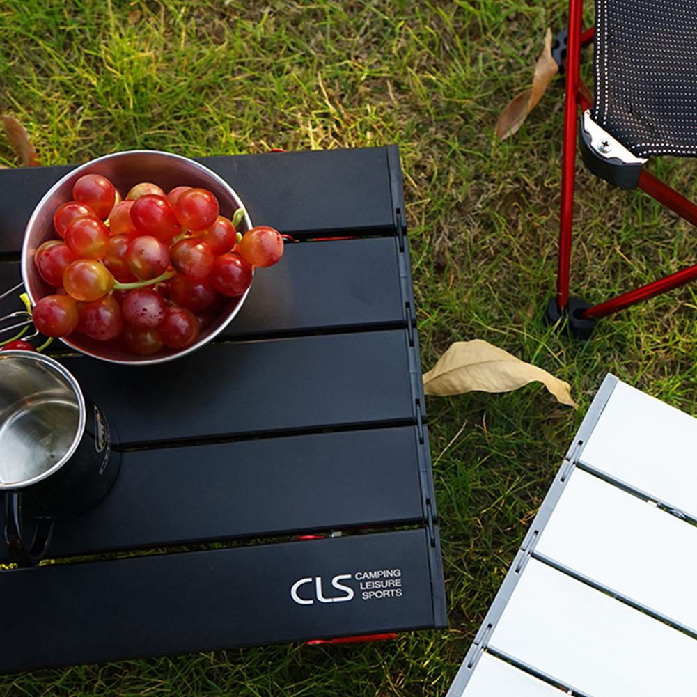 Camping Folding Table Beach Outdoor Mini Ultra Light Aluminum Mini Computer Desk