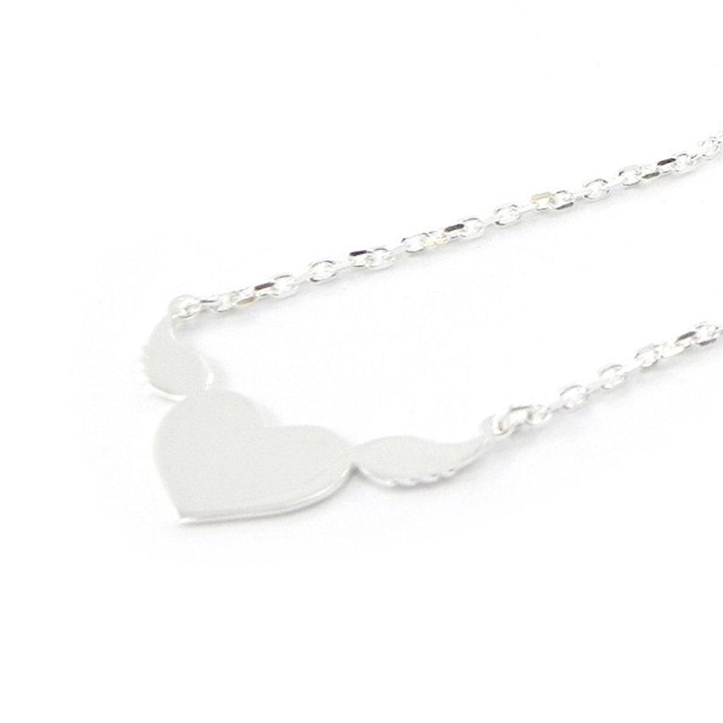 Les Trésors De Lily [B9849] - Серебряное колье «Влюбленное» - 10x20 мм