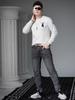 European Style Round Neck Long-Sleeve Sweatshirt for Men, 2026 New Spring Trendy Bear Print Pullover Top