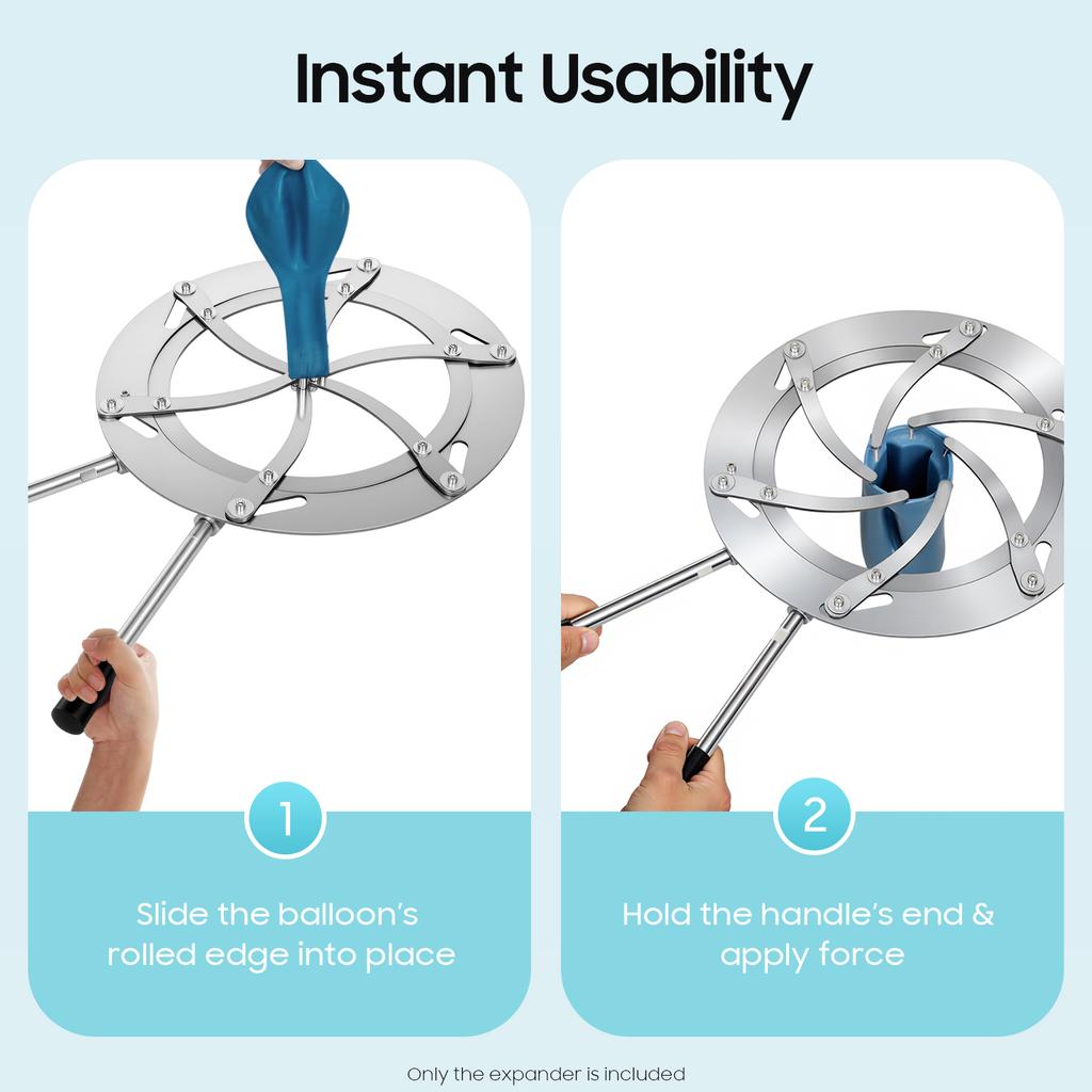 Инструмент для расширения латексных и бобо шаров из нержавеющей стали для наполняющей машины, ручной расширитель, для изготовления подарков и украшений для вечеринок