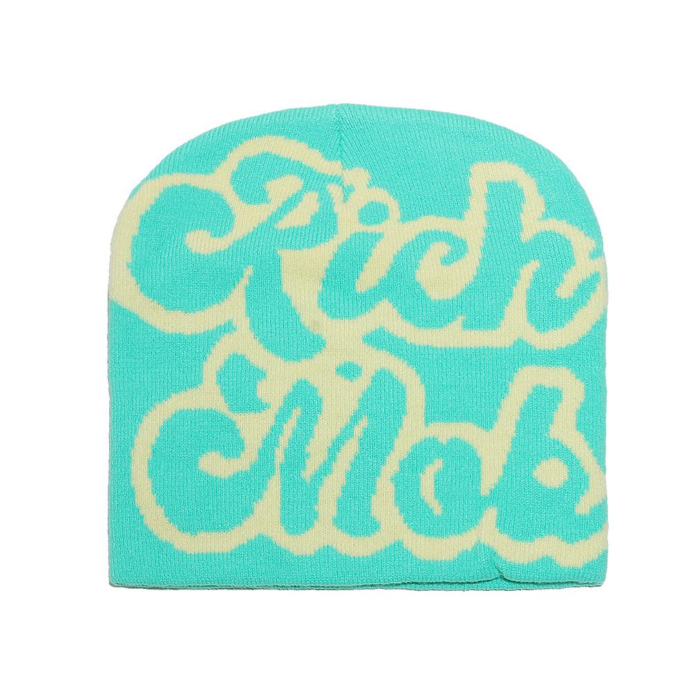 Temu осень-зима новая вязаная шапка-пуловер многоцветная с надписью теплая шапка мужская и женская шерстяная вязаная шапка