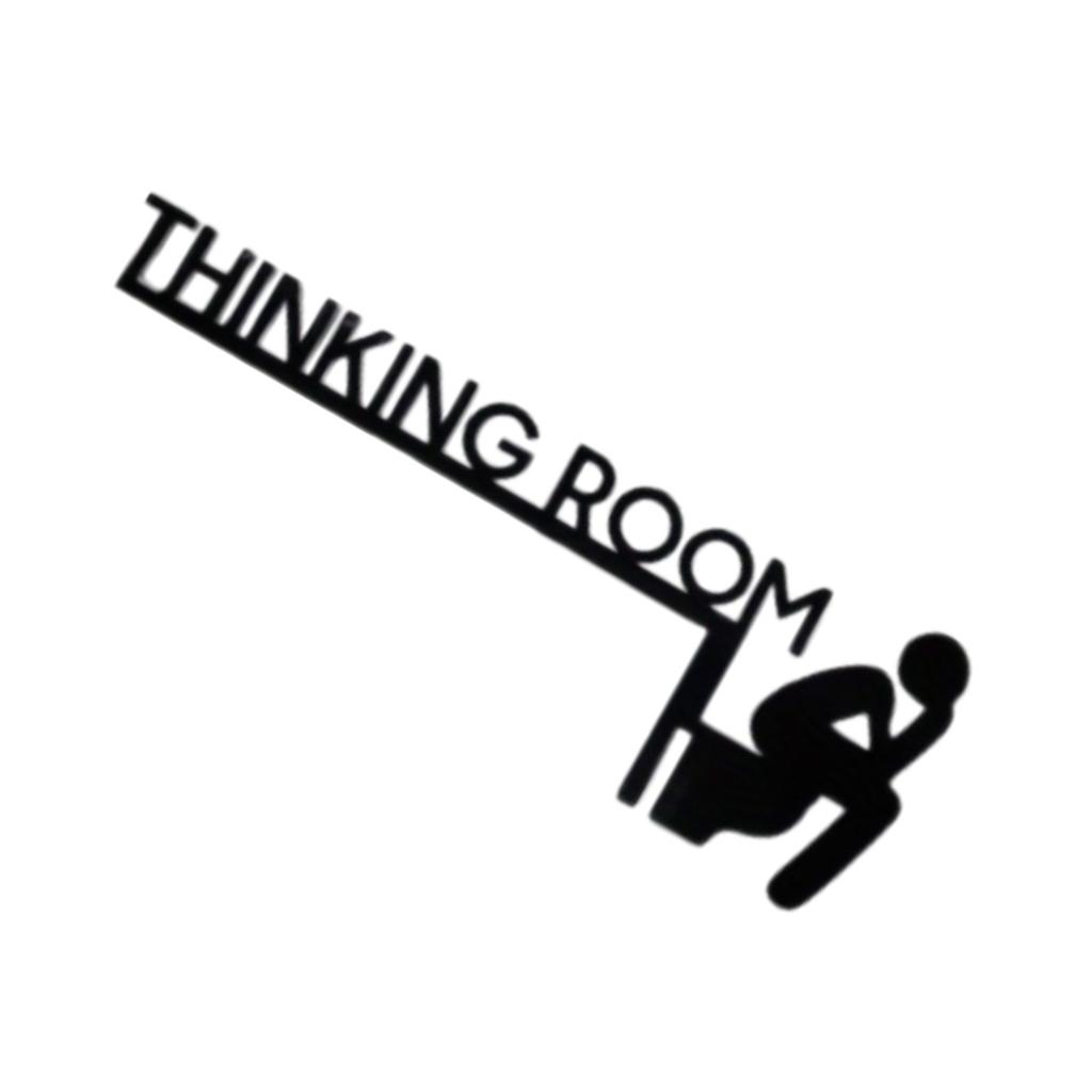 Elegant THINKING ROOM Metal Wall Art Sculpture for Home Decoration In Bedroom Living Room Bathroom Kitchen Garden