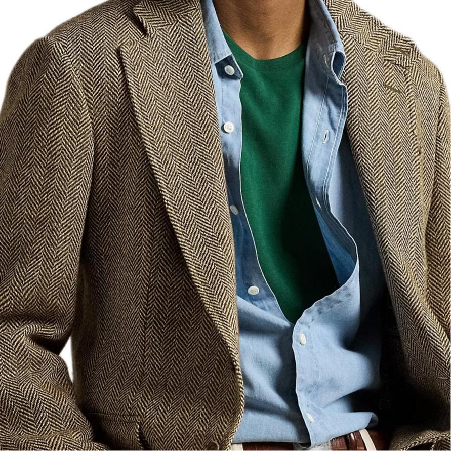 Мужская футболка-поло Polo Ralph Lauren Custom Slim Fit с вышивкой пони Топы 710671438-461