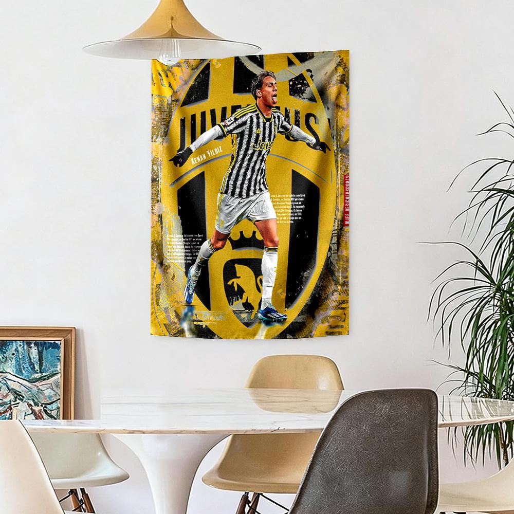 Juventus Wall Decor Tapestry Art For Pet Memorial Birthdaywedding Party Backdrop Family Gift