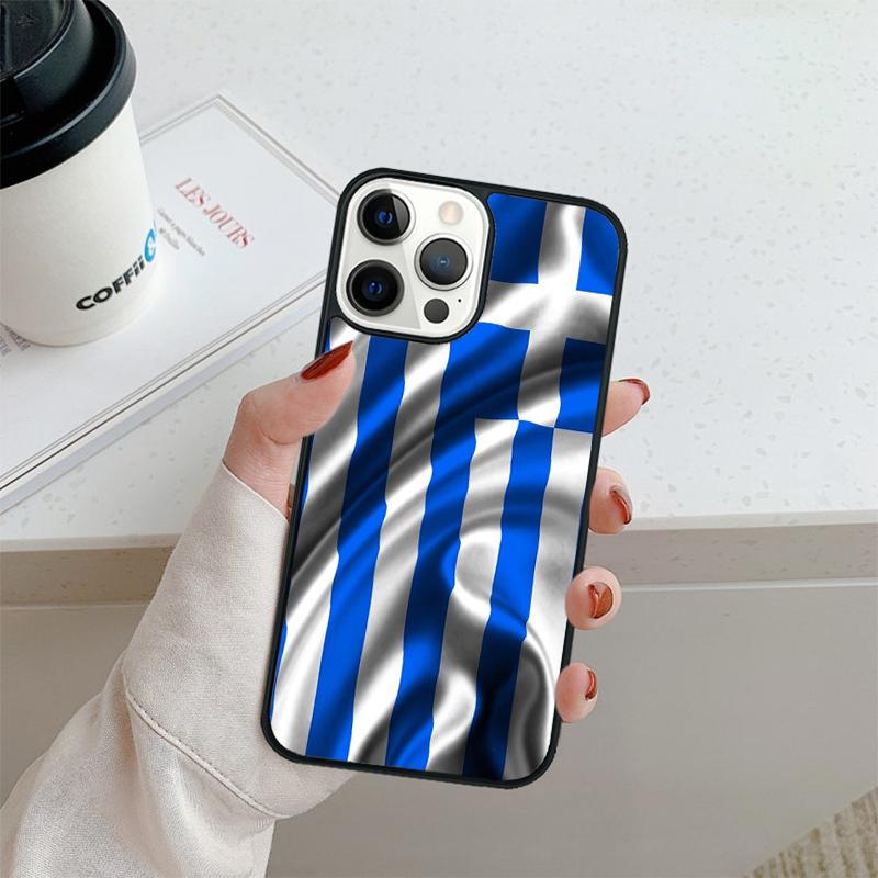 Greece Greek Flag Phone Case For iPhone 17 Air 16 pro max 15 14 plus 12 13 Shell Cover coque