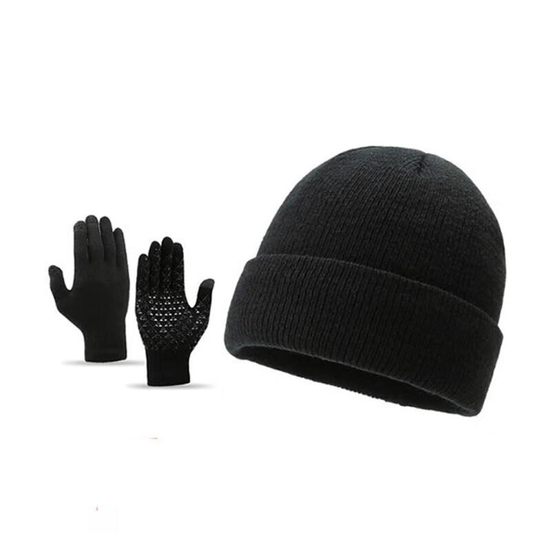 Aisiyalan Winter Knit Hat & Gloves Set