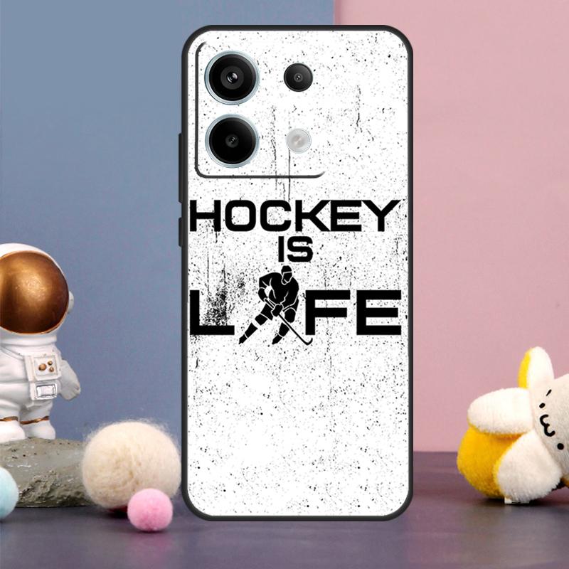 Ice Hockey Player Case For Xiaomi Redmi Note 14 9 10 11 12 13 15 Pro Plus Redmi 15 15C 10C 12C 13C 14C Cover