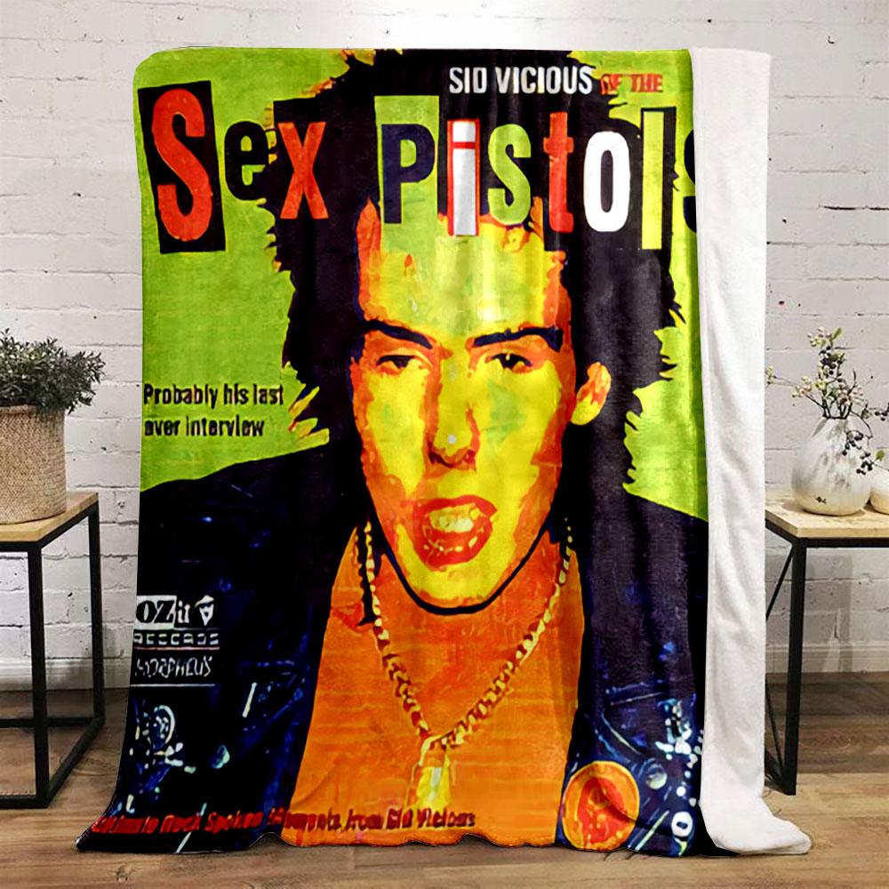 Sid Vicious Blanket Design for all seasons blanket lunch break throw gift