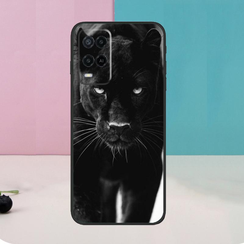 Чехол с гепардом и пантерой для OPPO A74 A94 A54 A58 A78 A98 A5 A9 A53 A15 A52 A72 A17 A57 A77 A16 A76 A96 A57S