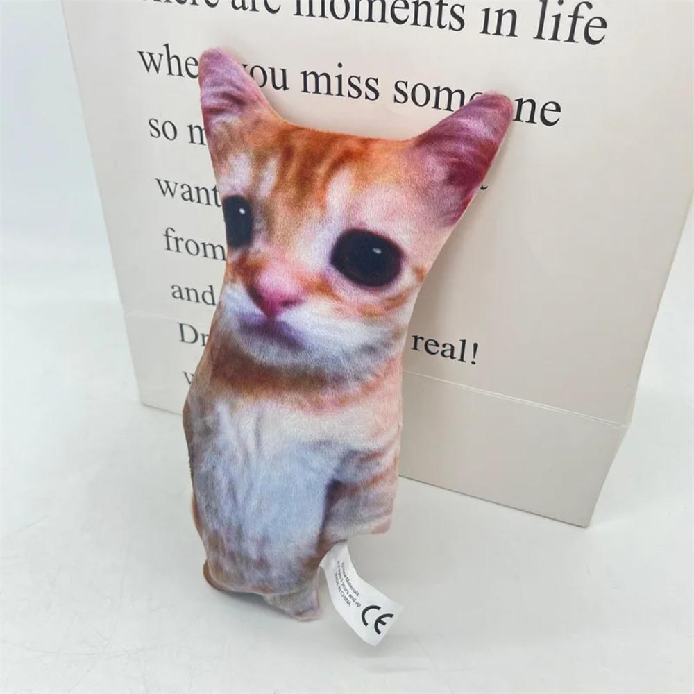 Comfort Stuffed Lifelike Cats Plush Toy Cute Cat Plush Toy American Shorthair Cat Doll Home