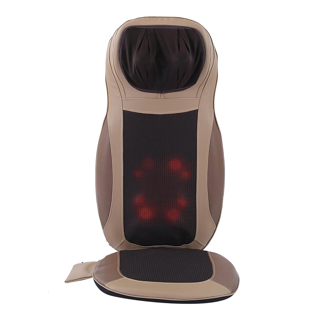 Massage Seat Cushion Heated Neck Back Waist Hip Massage Chair for Home and Car Use