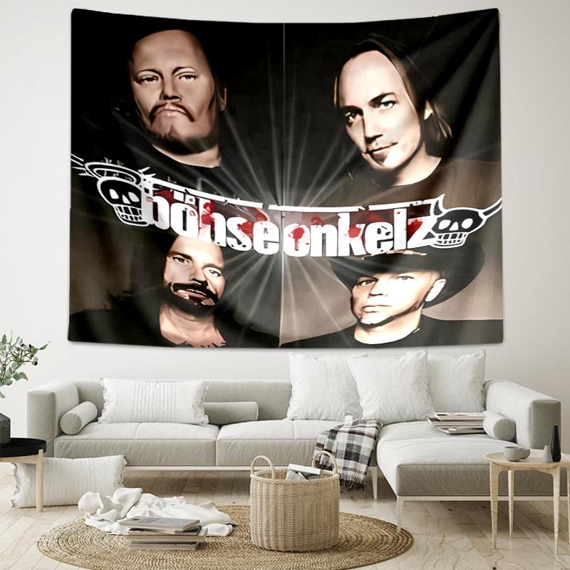 1pc Böhse Onkelz band Tapestry, Living Room, Bedroom, Office, Party Decor, Ideal Festive Gift