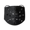 Steampunk Mask with Rivets Spikes,Rock Style Party Mask, Retro Gothc Leather Mask for Party Halloween Cosplay Anime Mask Terror