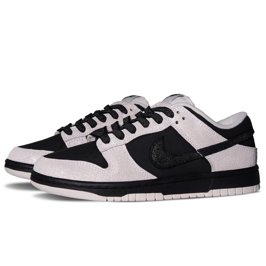 Nike Кроссовки Dunk Starry Нескользящие Износостойкие Низкие Скейтбордические Унисекс Черно-Белые HQ3502-100(Команда645-)