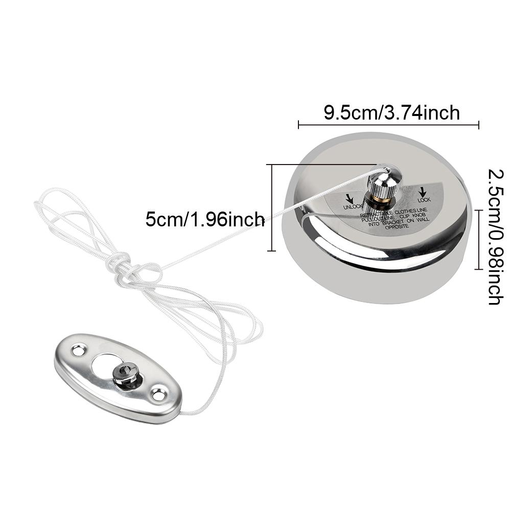 Портативные выдвижные бельевые веревки Сушилка для одежды Органайзер Стойка для сушки одежды из нержавеющей стали Веревка Вешалка для белья Домашнее хранение