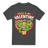 Teenage Mutant Ninja Turtles Unisex Adult Pizza Is My Valentine T-Shirt
