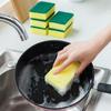 Kitchen Scrub Sponges Dual-Sided Cleaning Sponges Magic Sponge Water Absorb Accessories High Density Clean Tools Soft  Beads