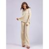 Autumn and Winter Women's Sweater Set Fashion Loose Casual Long-sleeved Sweater Pants Two-piece Set