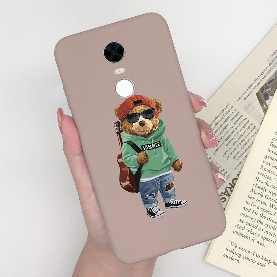 Милый Мультяшный Чехол Для Xiaomi Redmi 5 Plus Чехол Мягкий Расписной Матовый Силиконовый Задний Чехол Для Redmi5 Plus Redmi 5+ Чехлы Для Телефона Funda