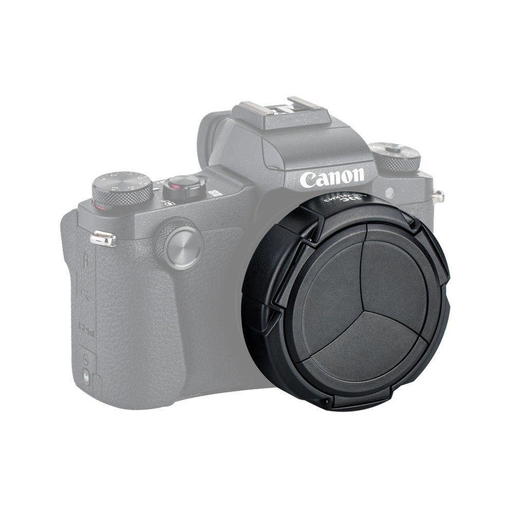 JJC Lens Cap for Canon PS G1X Mark ALC-G1XM3 [Automatic III, Black]