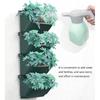 Pack Of 4 Wall Mounted Outdoor Vertical Planter Space Saving Design For Small Gardens And Patios